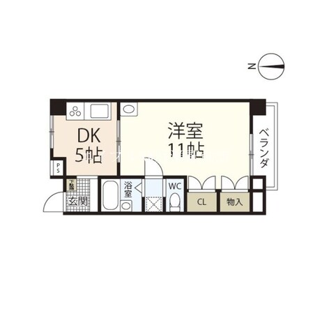 Verona中庄駅前の物件間取画像